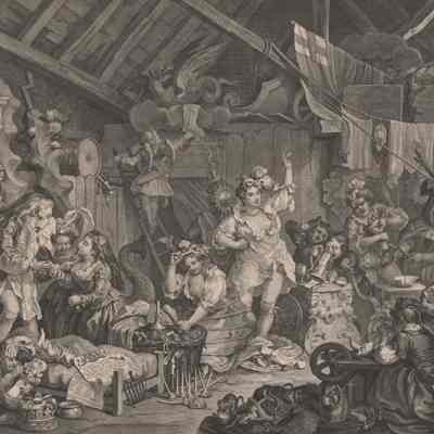 Strolling Actresses Dressing in a Barn