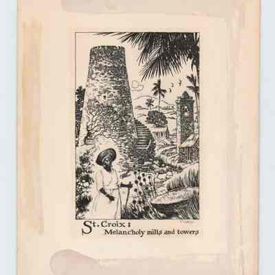 Scene from St. Croix, Melancholy mills and towers