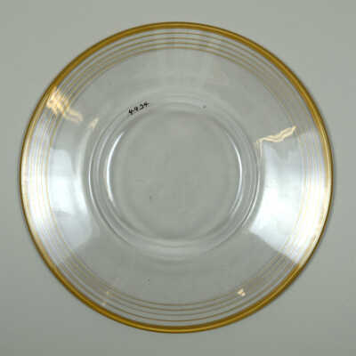 Shallow Clear Glass Dish