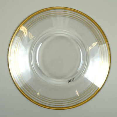 Shallow Clear Glass Dish