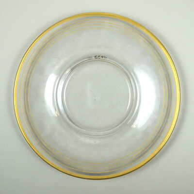 Shallow Clear Glass Dish