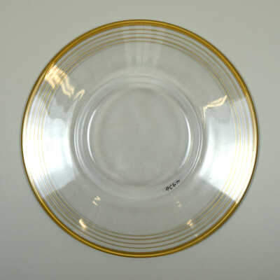 Shallow Clear Glass Dish