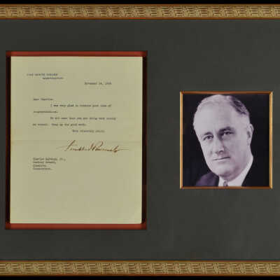 Letter from President Franklin D. Roosevelt to Charles Harwood, Jr., November 14, 1936