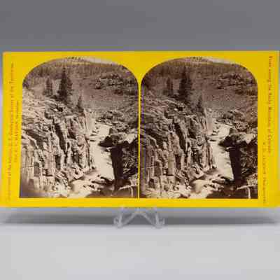 Stereograph: Views Among the Rocky Mountains of Colorado