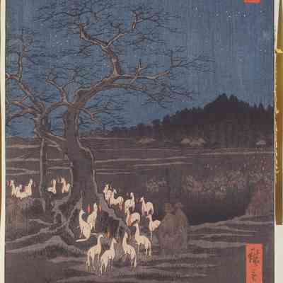 New Year's Eve Foxfires at the Changing Tree, Oji
