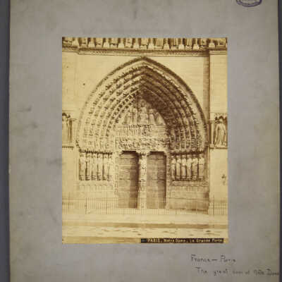 Paris, The Great Door of Notre-Dame