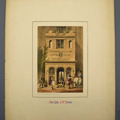 Mansions of England in Olden Times: Volume 3 - Cranbourne, Dorsetshire. Porch.