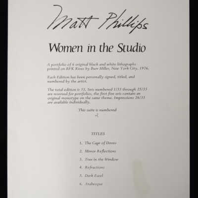 Women in the Studio: Title Page