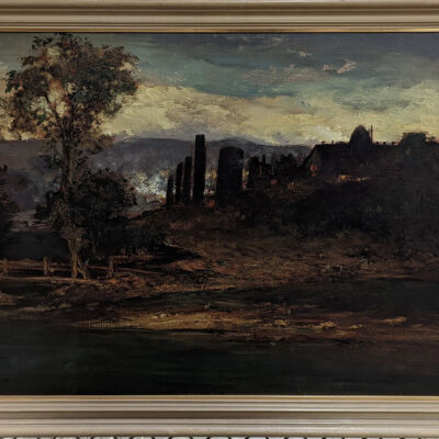 Evening Near New Castle, PA., 1934