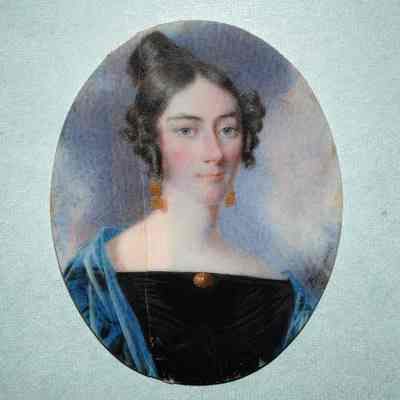 Miniature Portrait of Mrs. Alexander C.M. Pennington