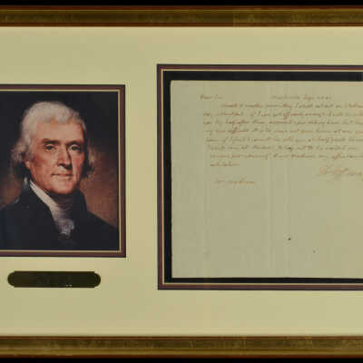 Letter from President Thomas Jefferson to James Madison, September 26, 1807