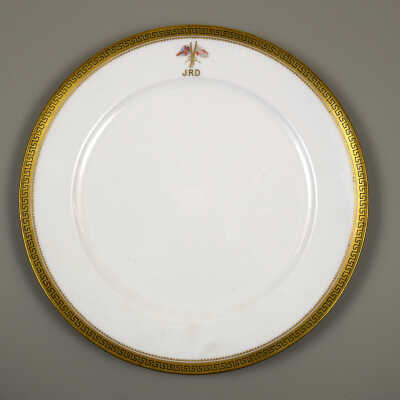 Salad Plate from The Sultana, Yacht of John Rozet Drexel