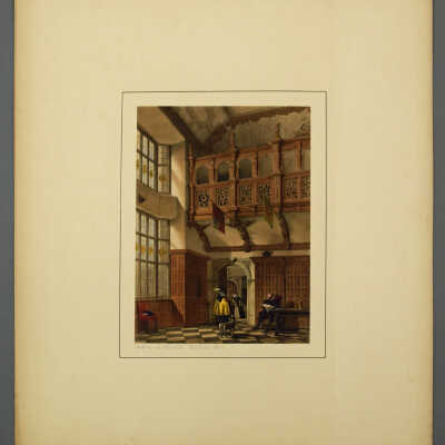 Mansions of England in Olden Times: Volume 3 - Cranbourne, Dorsetshire. Garden Front.