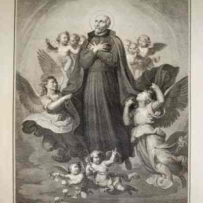 Saint Alphonsus Rodriguez Surrounded by Angels