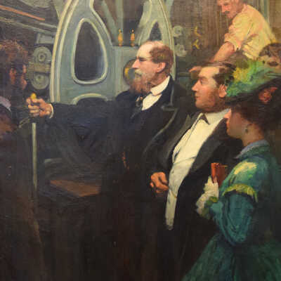 Charles Dickens and George W. Childs at the Public Ledger