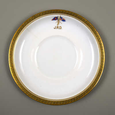 Saucer from The Sultana, Yacht of John Rozet Drexel