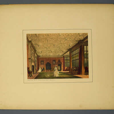Mansions of England in Olden Times: Volume 3 - Hampton Court, Middlesex. Prescence Chamber.