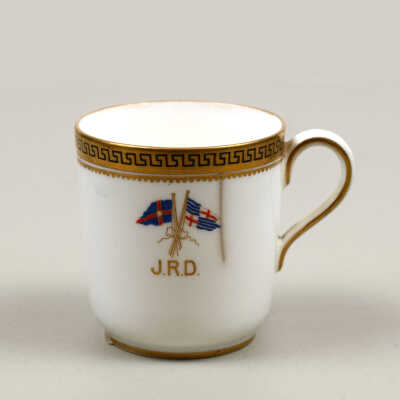 Demitasse Cup from The Sultana, Yacht of John Rozet Drexel