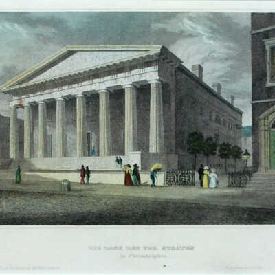 Die Bank der Ver. Staaten in Philadelphia