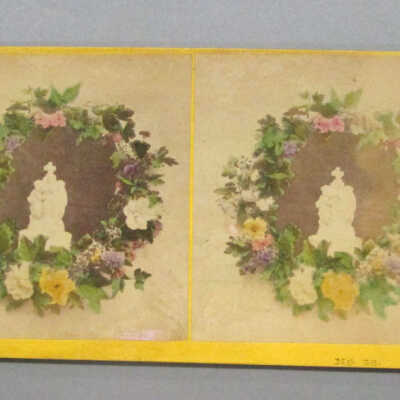 Stereograph: Flower Arrangment
