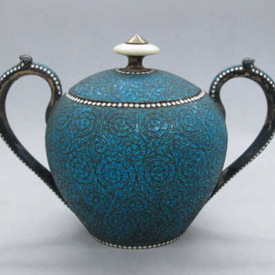 Cloisonné Sugar Bowl