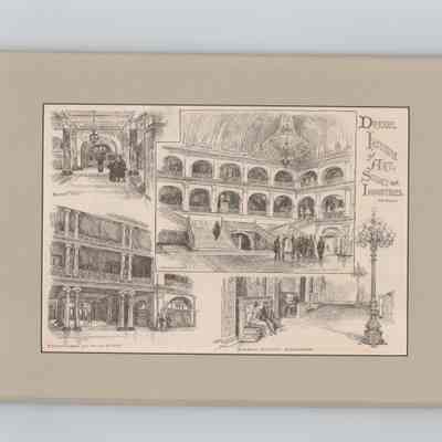 View of the Interior of the Main Building - Harper's Weekly