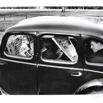 Reading the Papers, Phoenix Park, Dublin