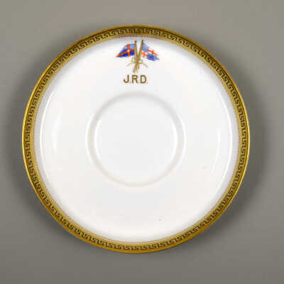 Saucer for Demitasse Cup from The Sultana, Yacht of John Rozet Drexel