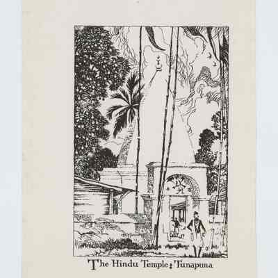 Print of the Hindu Temple: Tunapuna