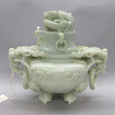 Jade Censer and Cover