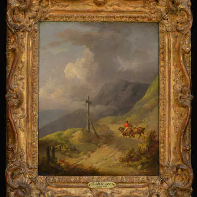 Horseman in a Mountain Pass