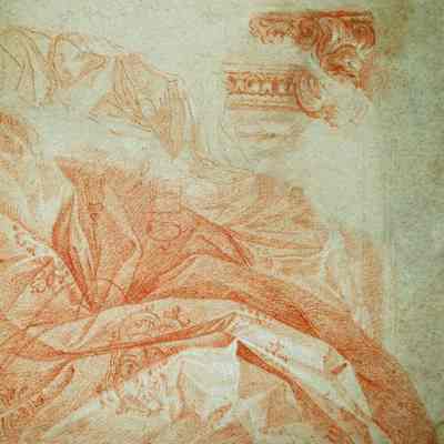 Study for Brocade Drapery