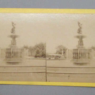 Stereograph: Central Park, New York