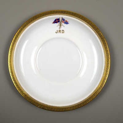 Saucer from The Sultana, Yacht of John Rozet Drexel