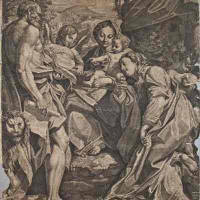 Madonna with St. Jerome (The Day)