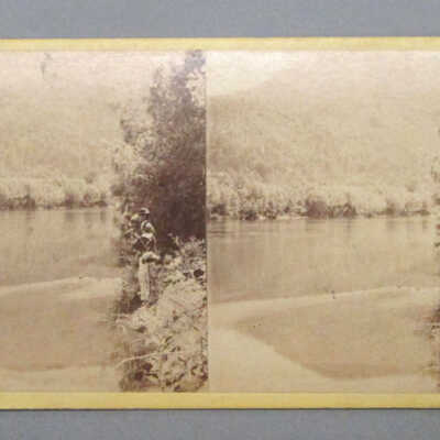 Stereograph: Shenandoah River from Strasburg