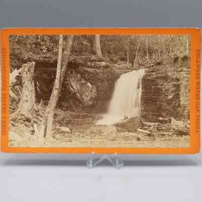 Stereograph: Delaware Water Gap, Penna