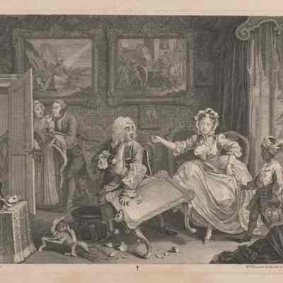 Harlot's Progress: Plate 2