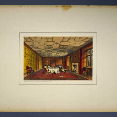 Mansions of England in Olden Times: Volume 4 - Levens, Westmoreland. Dining Room.