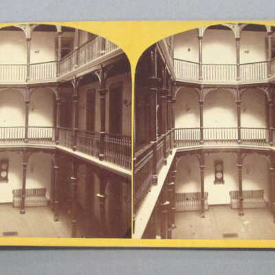 Stereograph: Interior of Louis Home