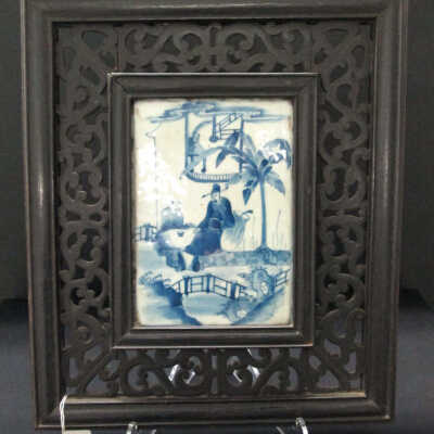Blue and White Tile