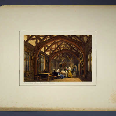 Mansions of England in Olden Times: Volume 4 - Bramhall Hall, Cheshire. Banqueting Hall.
