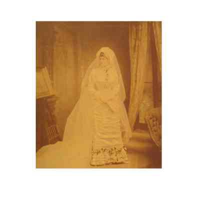 Wedding Portrait of Frances Drexel Paul (Mrs. James W. Paul, Jr.)