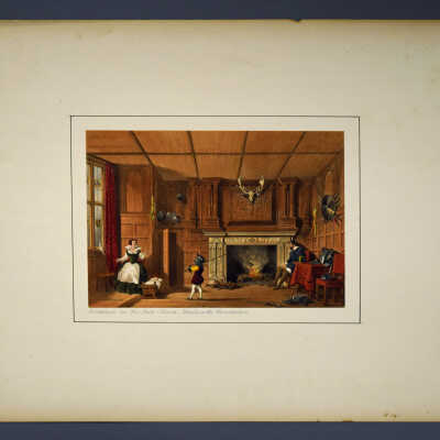 Mansions of England in Olden Times: Volume 4 - Kenilworth, Warwickshire. Room in the Gate House.
