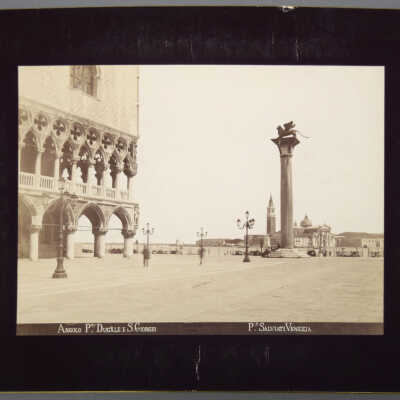 Venice- Corner of the Ducal Palace and St. George