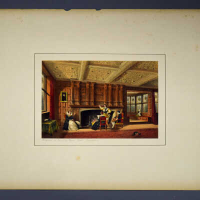 Mansions of England in Olden Times: Volume 4 - Speke, Lancashire. Drawing Room.