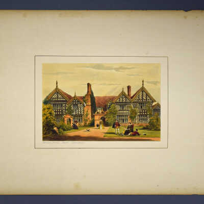 Mansions of England in Olden Times: Volume 4 - Speke, Lancashire. Garden Front.