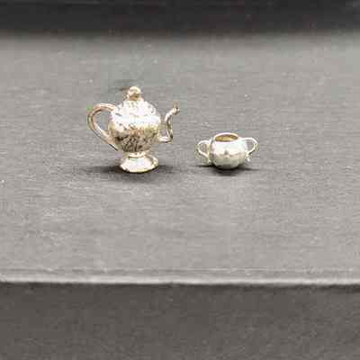 Miniature: Teapot, creamer and sugar bowl