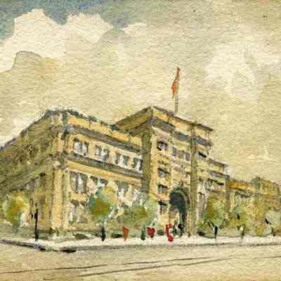 Miniature of Drexel University's Main Building