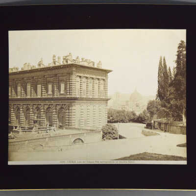 Florence- Side of Pitti Palace corresponding to Boboli Garden
